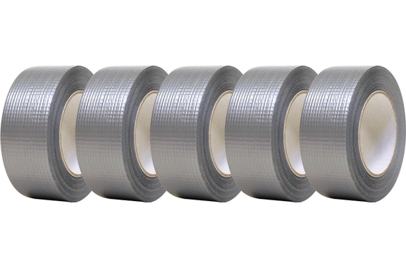 Gerband 246 Gaffa Tape Cloth Adhesive Tape 48mm x 50m Silver Gray 5x Set image 1