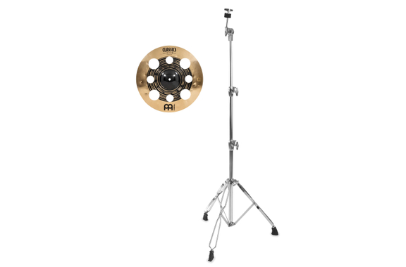 Meinl Classics Custom Dual 16" Trash Crash Set inkl. geradem Beckenständer image 1