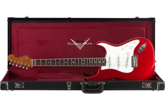 Fender Édition Limitée Roasted '65 Strat DLX Closet Classic Aged Candy Apple Red image 1