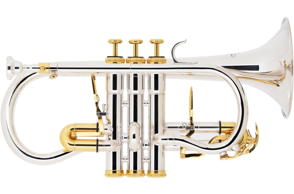 Lechgold Premium ECR-23S Eb Cornet Silver-Plated image 1