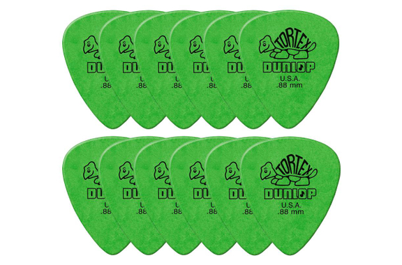 Dunlop Tortex Standard Picks 0,88 mm 12er Player's Pack image 1