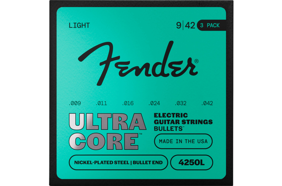 Fender UltraCore 4250R Nickel Plated Cordes De Guitare Électrique 010-046 Set De 3 image 1
