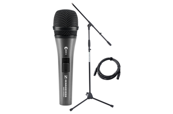 Sennheiser E 835 S Microfoon Set+ Statief + Kabel image 1
