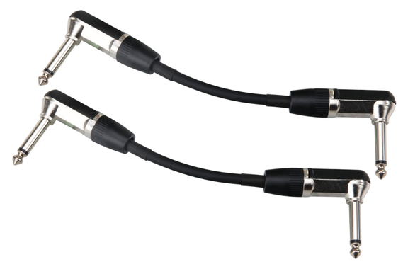 Pronomic Stage INST-A-015 Cable Patch Conector Angular 0,15 m negro Set de 2 image 1