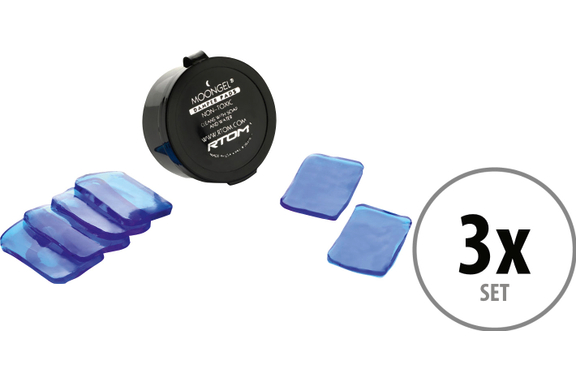 RTom Moongel Damper Pads blau 3er Pack image 1