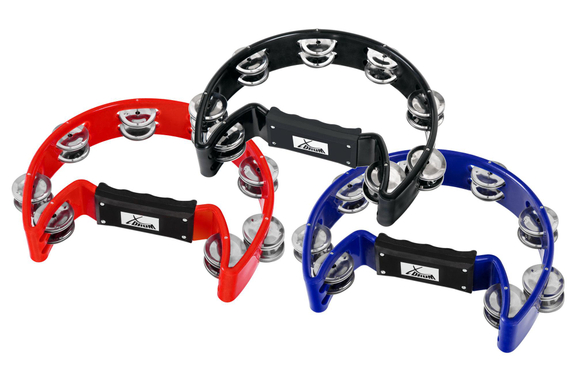3er Set XDrum TM-1 Hand Tambourin Multicolor image 1