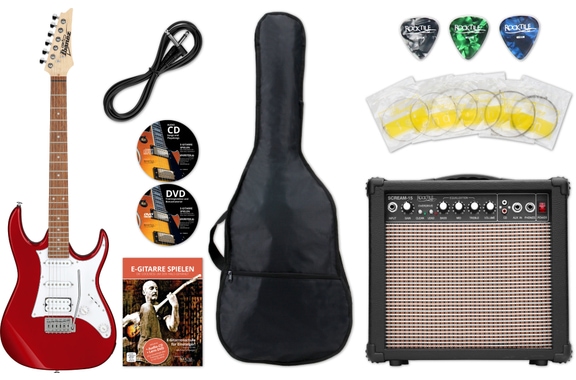 Ibanez GRX40-CA Candy Apple Starter Set image 1