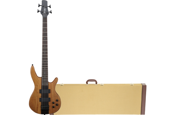 Rocktile Pro LB104-N LowBone E-Bass Natural Hardcase Set image 1