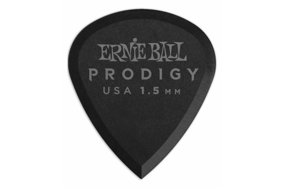 Ernie Ball 9200 Prodigy Mini Púa 1,5 mm Paquete De 6 Black image 1
