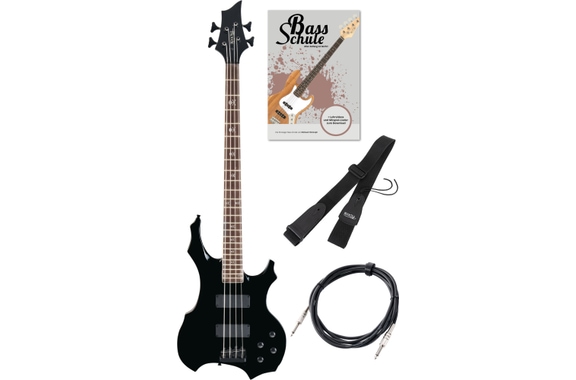 Rocktile Pro BB104-B BattleBone E-Bass Black Set image 1