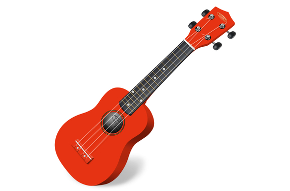 Classic Cantabile US-100 RD Sopran-Ukulele Rot image 1
