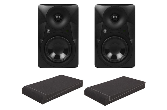 Mackie MR524 Aktive Studio Monitore Set mit 5" Absorberplatten image 1
