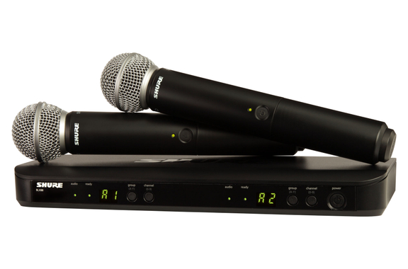 Shure BLX288/SM58 Combo S8 Dual Draadloos Systeem image 1