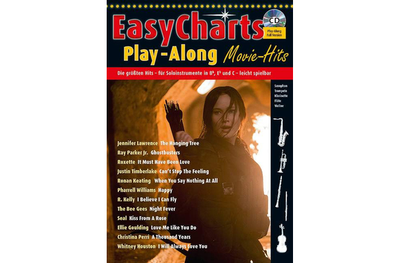 Easy Charts Movie Hits Play-Along mit CD image 1