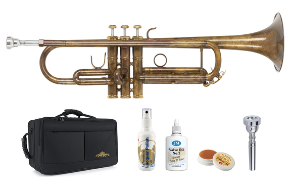 Lechgold TR-16V Trompette Sib Antique Deluxe Set image 1