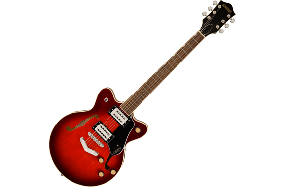 Gretsch G2655 Streamliner Center Block Jr. Double-Cut with V-Stoptail Claret Burst image 1