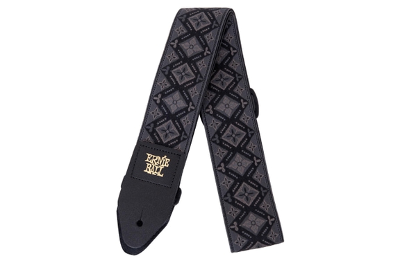 Ernie Ball 4093 Regal Black Jacquard Guitar Strap image 1