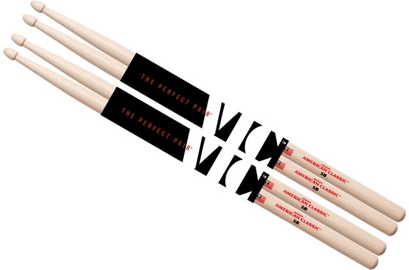 Vic Firth American Classic 5B 2x Set image 1