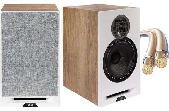 Elac Debut Reference DBR62 Paar Weiß/Holz Set image 1