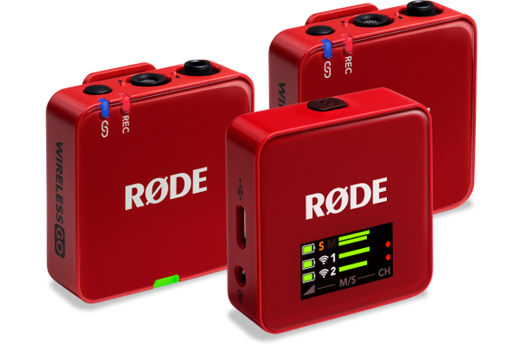 Rode Wireless GO (Gen 3) Red image 1