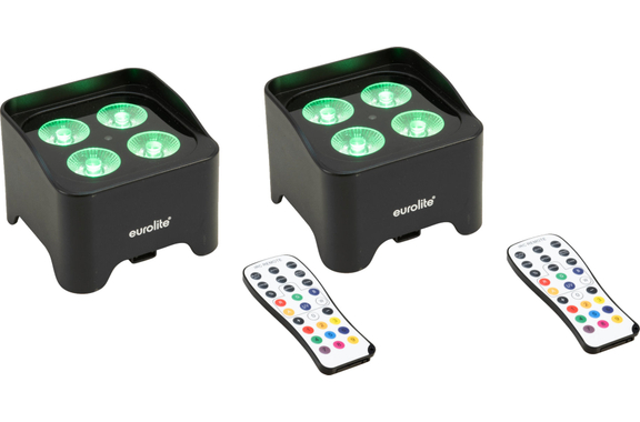 Eurolite AKKU Mini UP-4 QCL Spot MK2 2-Pack image 1