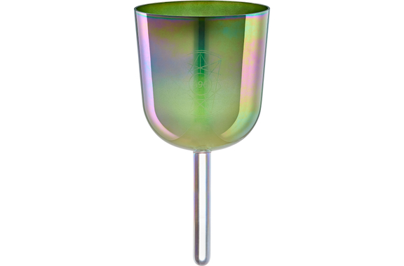 Meinl Sonic Energy ESOLCSB396 5,75" Bol Chantant En Cristal Essence Solfeggio Ut 396 Hz Vert Olive image 1