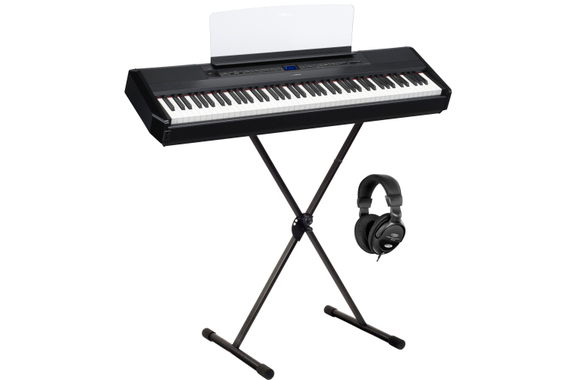 Yamaha P-525B Stage Piano Schwarz Ständer Set image 1