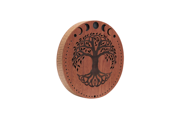 Meinl RDS10MTOL Sonic Energy 10" Rain Disk Bachklang mit Mondphasen und Lebensbaum Gravur image 1