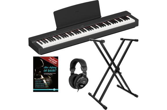 Yamaha P-225B Stagepiano Schwarz Set image 1