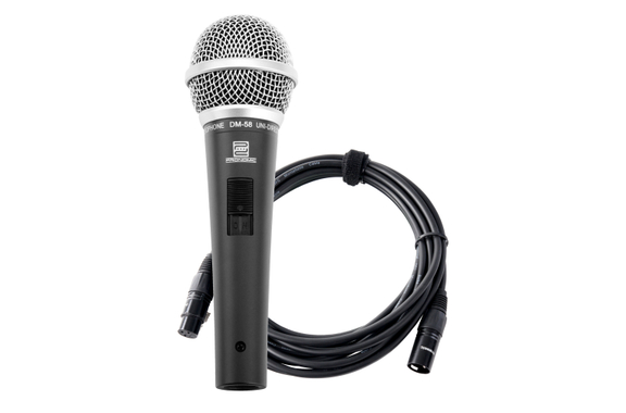 Pronomic DM-58 Micrófono Vocal con Interruptor Set incl. Cable XLR de 5m image 1