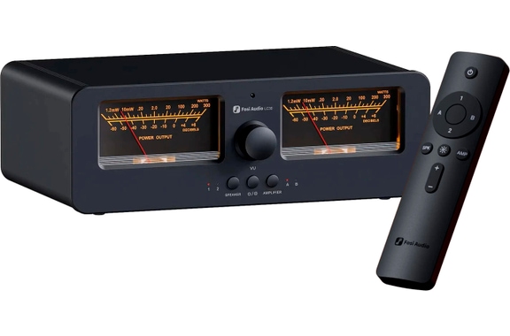 Commutateur Amplificateur/Enceintes Fosi Audio LC30 VU Noir image 1