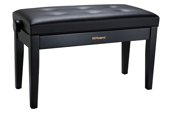 Roland RPB-D300BK Duett-Klavierbank Schwarz matt image 1