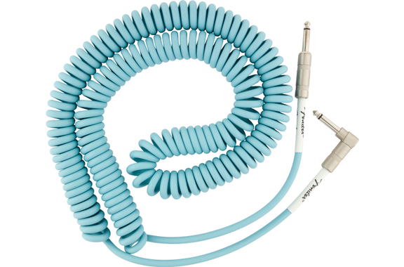 Fender Original Series Câble Coil 30' (9,15m) Daphne Blue image 1