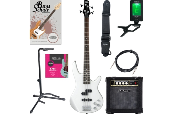 Ibanez GSR200-PW Pearl White Starter Set image 1