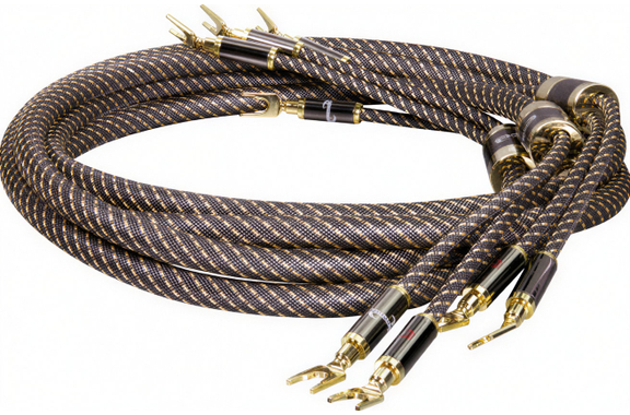Dynavox Black Line High-End Lautsprecherkabel Paar 2m  - 1A Showroom Modell (Zustand: wie neu, in OVP) image 1