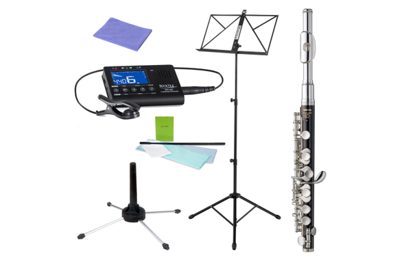 Yamaha YPC-32 Silver-Plated Piccolo Flute Set image 1