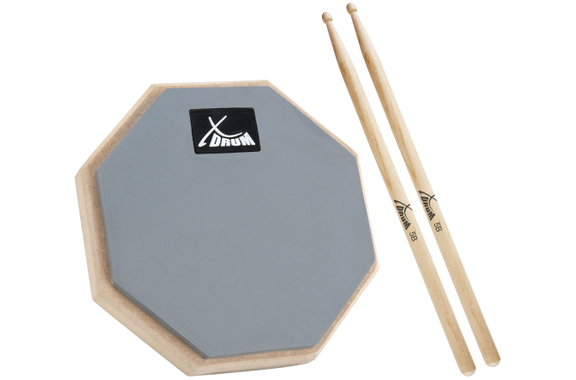 XDrum TF-6 TrueFeel Practice Pad 6" incl. custodia set bacchette image 1