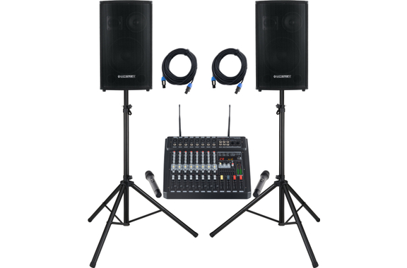 McGrey SL-12/3 / Pronomic Powermixer 800 Set PA a 3 Vie image 1