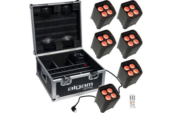 Algam Lighting EVENTPAR412 HEX IP Battery LED Tour Set image 1
