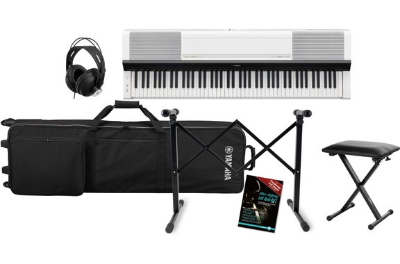 Yamaha P-S500WH Stage Piano Weiß Deluxe Set image 1