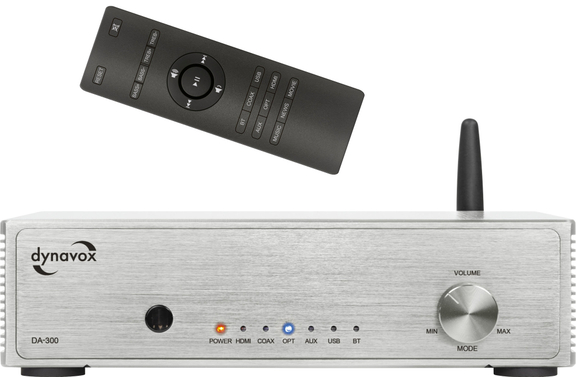 Dynavox DA-300 Amplificador Con HDMI ARC Plateado image 1