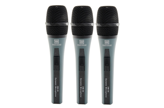 Pronomic DM-59 Microphone Set de 3 avec pince, mallette, câble image 1