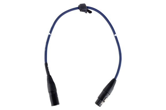 Pronomic Stage DMX3-0,5 cavo DMX 0,5m blu con contatti dorati image 1