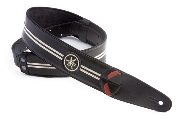 Yamaha Race Guitar Strap Black Ivory image 1