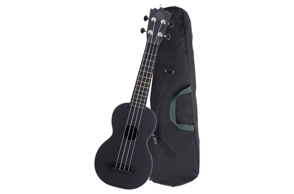 Classic Cantabile BeachBuddy Blackbird, Ukulele Soprano ABS image 1