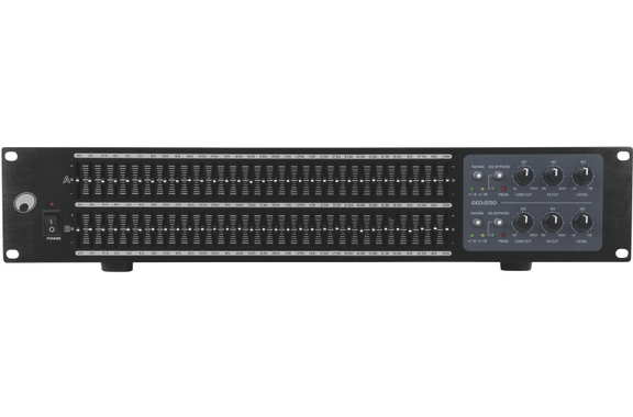 Omnitronic GEQ-2310 Equalizer 2x31-Band image 1
