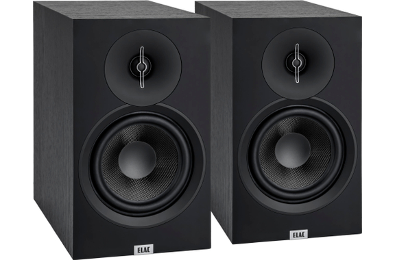 ELAC Debut B6.3 Enceintes Bibliothèque Noires Paire image 1