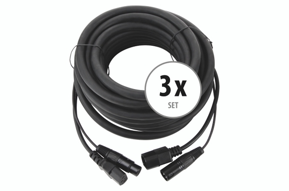 Pronomic Stage IECD-10 DMX Hybrid Cable C/DMX 10m 3x Set image 1