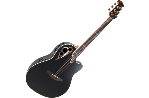 Ovation Celebrity Elite Deluxe CDX40 Deep Contour Black Satin image 1