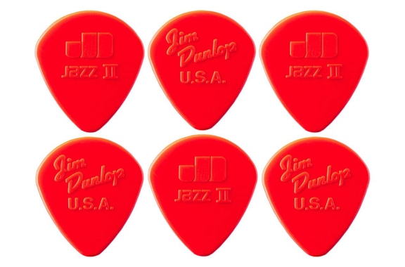 Dunlop Nylon Jazz II Picks 1,18 mm 6er Player's Pack image 1